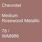 Preview: Chevrolet, Medium Rosewood Metallic, 78 / WA8986.